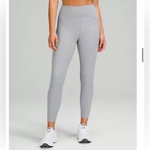 Power Thru High-Rise Tight 25", Rhino Grey size 12